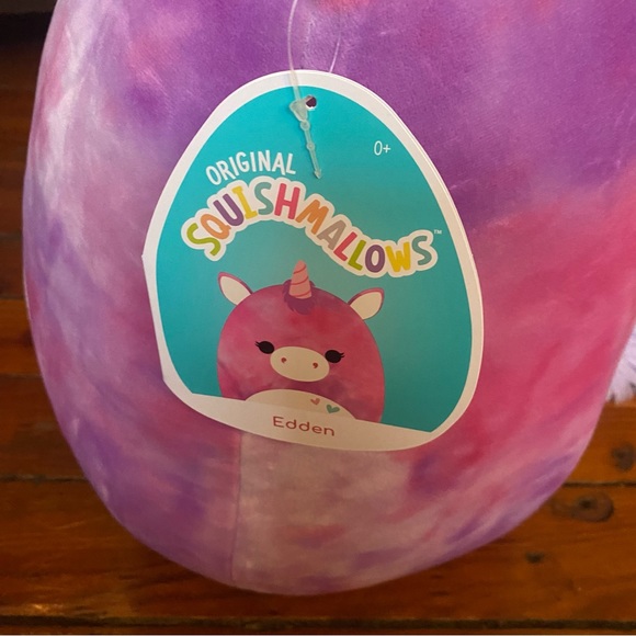 Squishmallow Edden Tie Dye Unicorn 18โ NWT - Picture 2 of 6